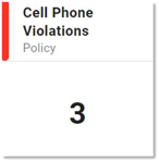 Cell Phone violation shadow