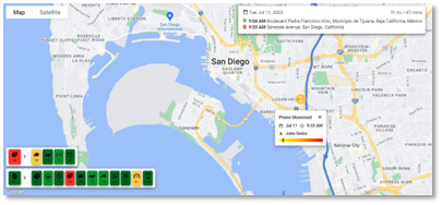 San Diego Fuel Efficiency Score Shadow