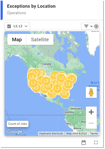 Exception by location