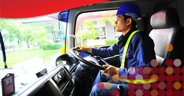 Fleet driver participates in driver gamification program