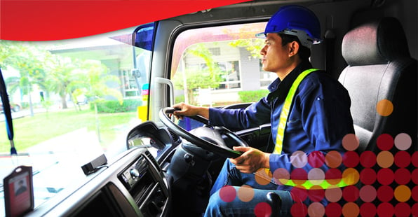 Fleet driver participates in driver gamification program