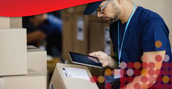 Delivery worker considers last mile delivery costs
